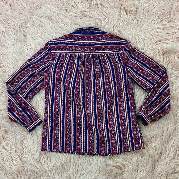 Women’s Large Vintage Striped Blouse - Picture 4 of 4